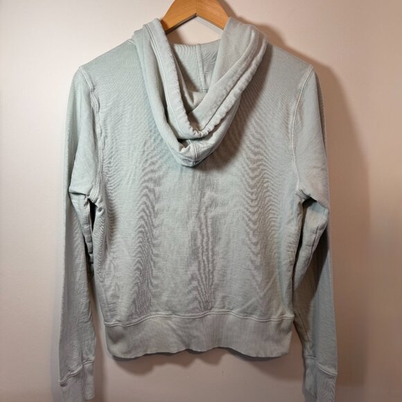 Athleta Sundown Hoodie Sweatshirt Pullover Top Opal Green, Size M - Picture 6 of 6
